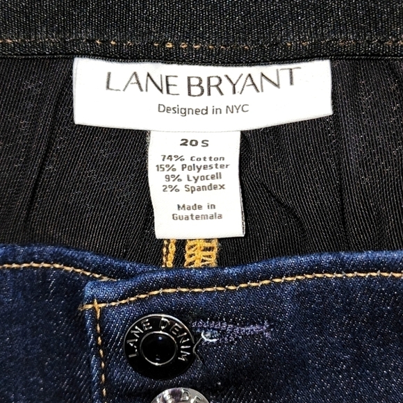 Lane Bryant Tighter Tummy Fit High-Rise Boot Jean- Dark Wash - Picture 4 of 5